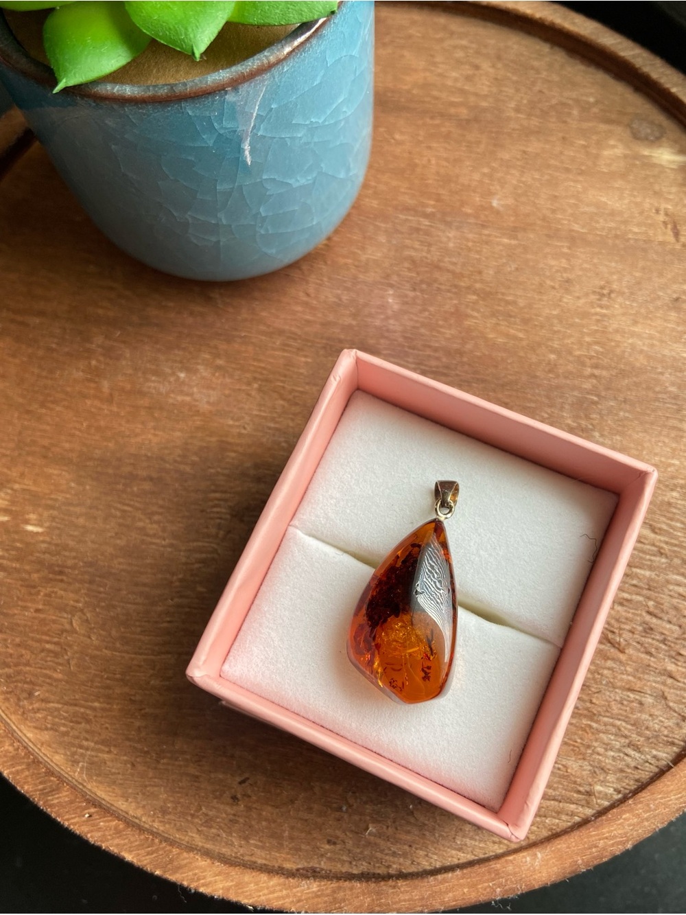 Amber Necklace Pendant